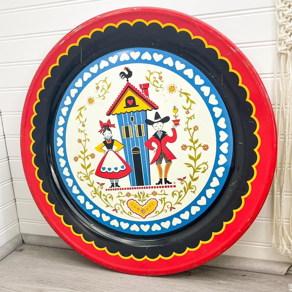 Vintage Dutch Metal Tray